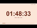 2 Hours Timer with Beep | Study, Work & Focus Countdown