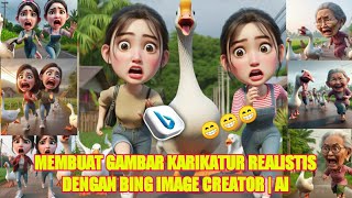 Tutorial Cara Membuat Gambar Karikatur 4D Dengan Bing Image Creator