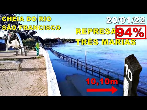 RIO SÃO FRANCISCO, ATUALIZAÇÃO DA CHEIA DE 2022