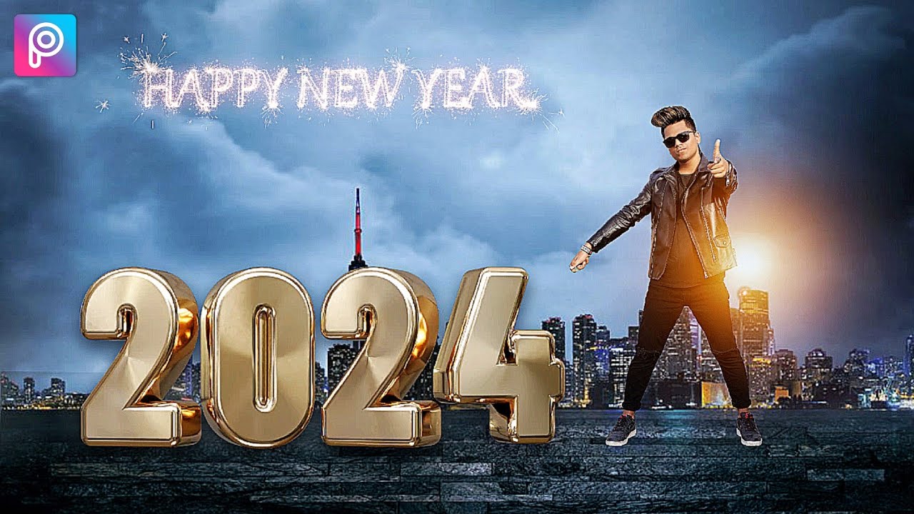 Photo editing new year 2024 naya sal ka photo editing new year