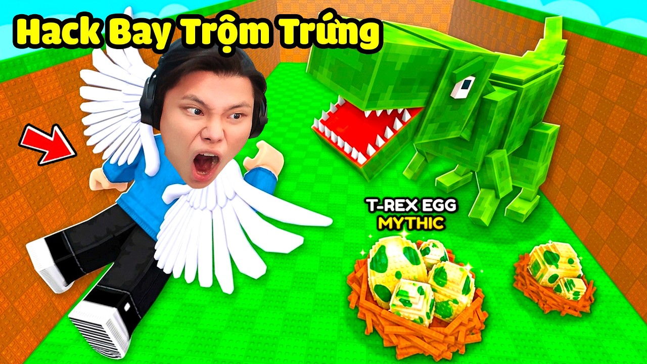 [ROBLOX] JayGray Hack Bay Trộm Trứng Steal An Egg🐣💀Cướp Trứng Rồng Lửa 0.01% Hàng Nhái Siêu Hài