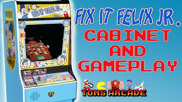 Fix It Felix Jr - Cabinet and Gameplay