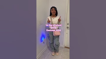 1st day of school OOTD #grwm #ootd #backtoschool