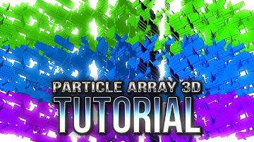 Particle Array 3D Boris Animation | After Effects Tutorial Background #158