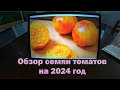 Обзор семян томатов от коллекционера на 2024 год. Часть 1