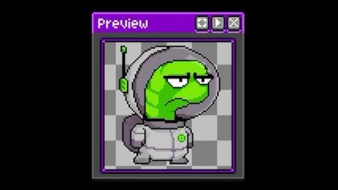 Meet Loggy 🐛  #pixelart #indiedev #gamedev #timelapse #gameart