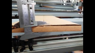 Fefco 0401 – Packing Wallet. Making a box for a 12 mm thick plate.