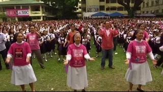 Dance in Manila to protest violence against women Dance in Manila to protest violence against women
