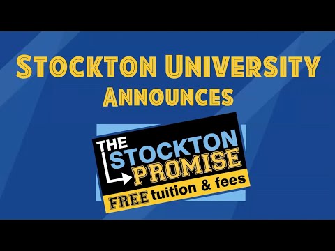 The Stockton Promise - FREE tuition and fees for qualified students