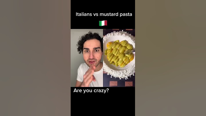 Italians reacting to MUSTARD PASTA 😱 #shorts