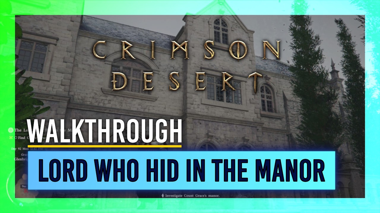 The Lord Who Hid in the Manor | Puzzle Solution + Fix | Crimson Desert thumbnail