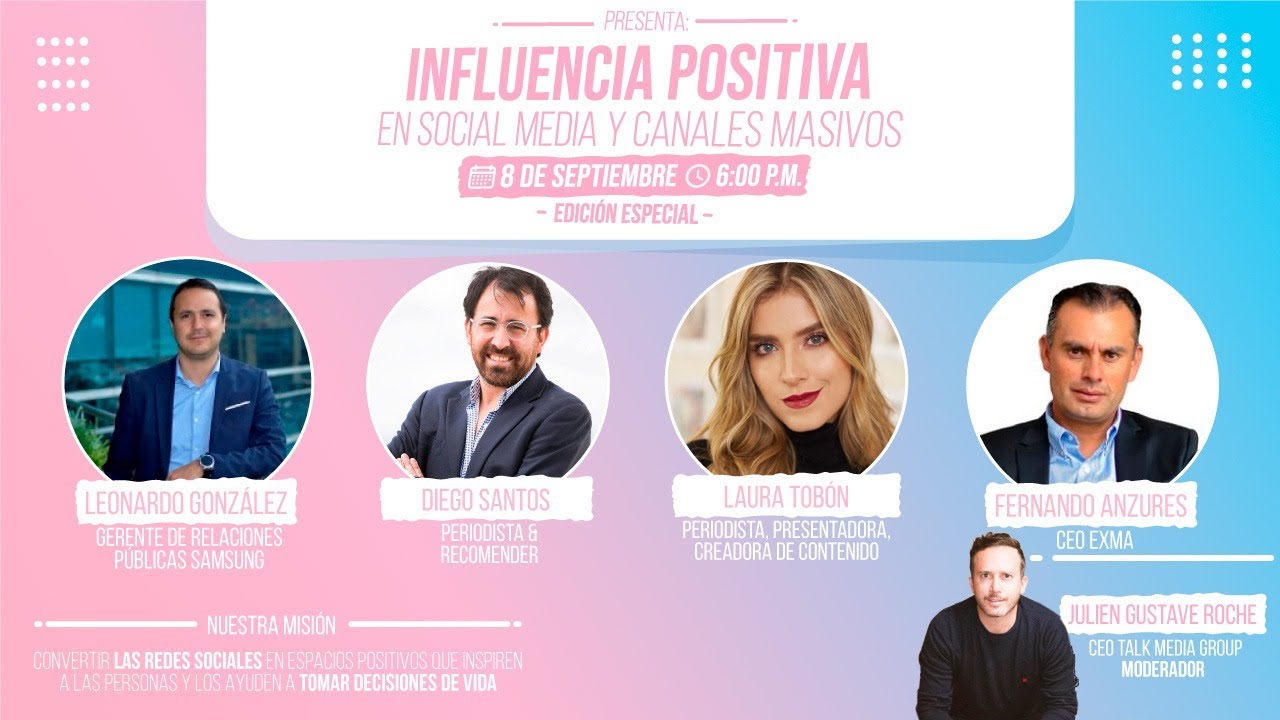 Live l Hablando de Influencia positiva l Edición especial Be Happy Fest