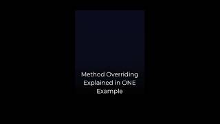 Method Overriding in Java- Simple Explanation for Beginners