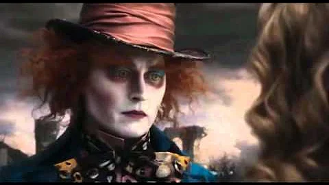 ''You won't remember me.'' Alice and the Mad Hatter saying goodbye.