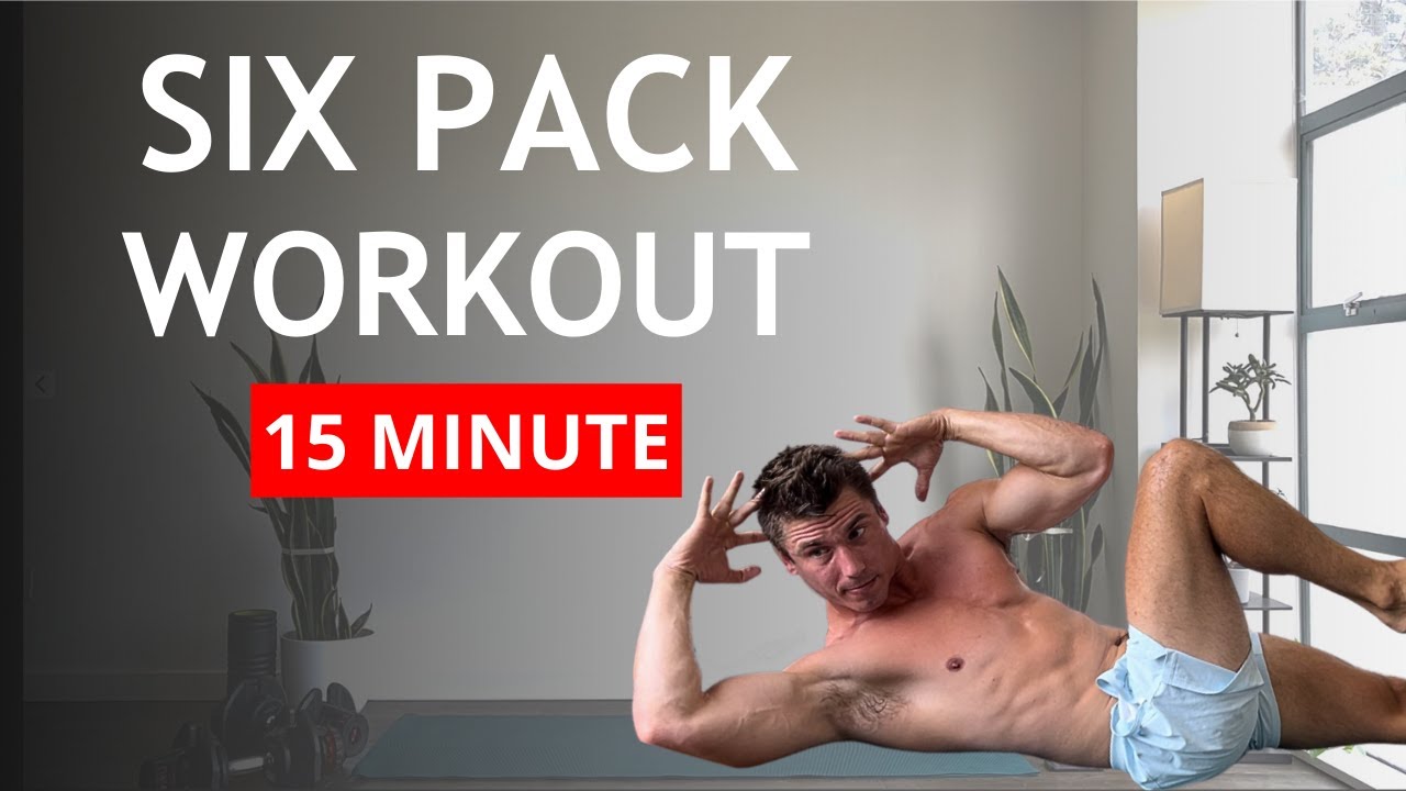 15 MINUTE SIX PACK WORKOUT, FOLLOW ALONG ABS EXERCISES YouTube