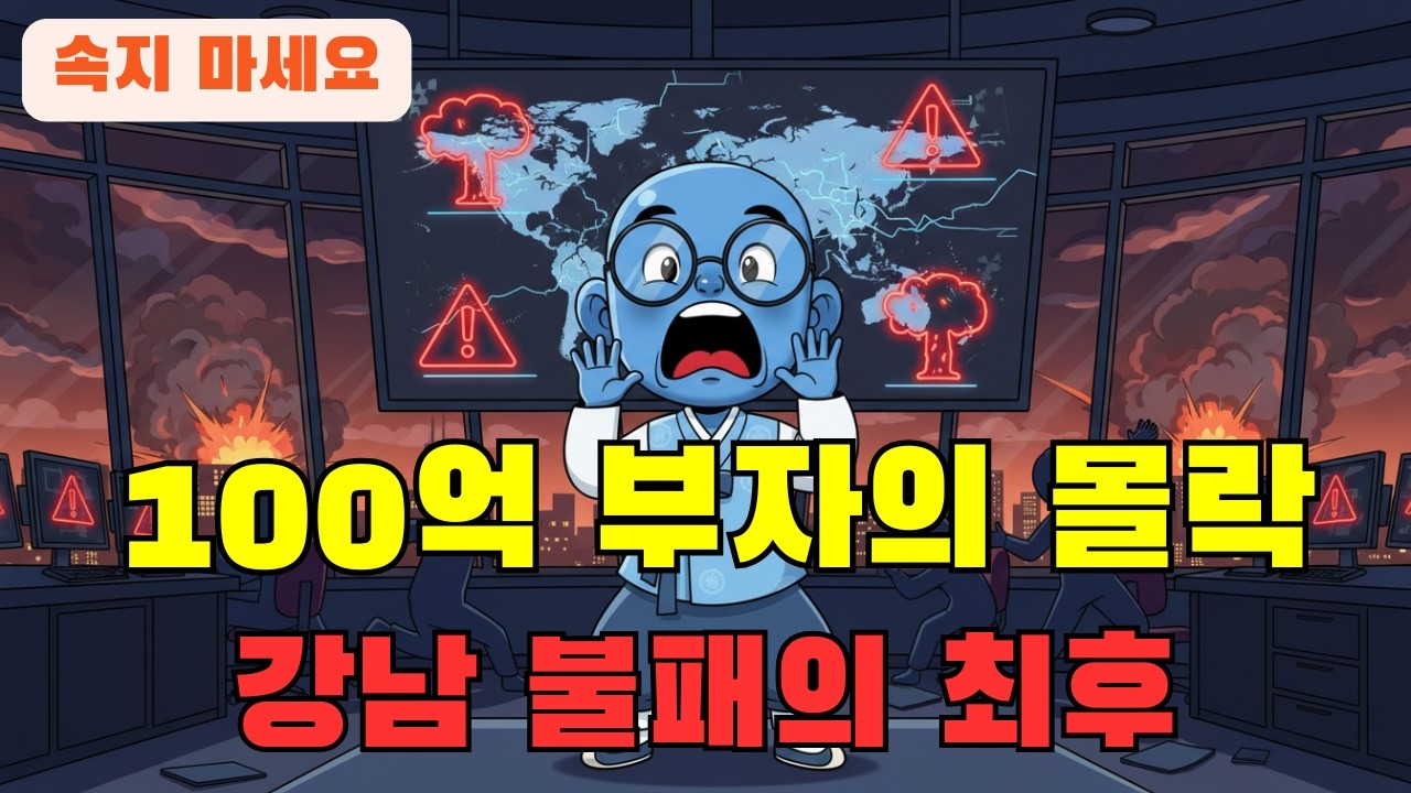 집값 대참사, 100억 강남 부자들의 처참한 몰락... 