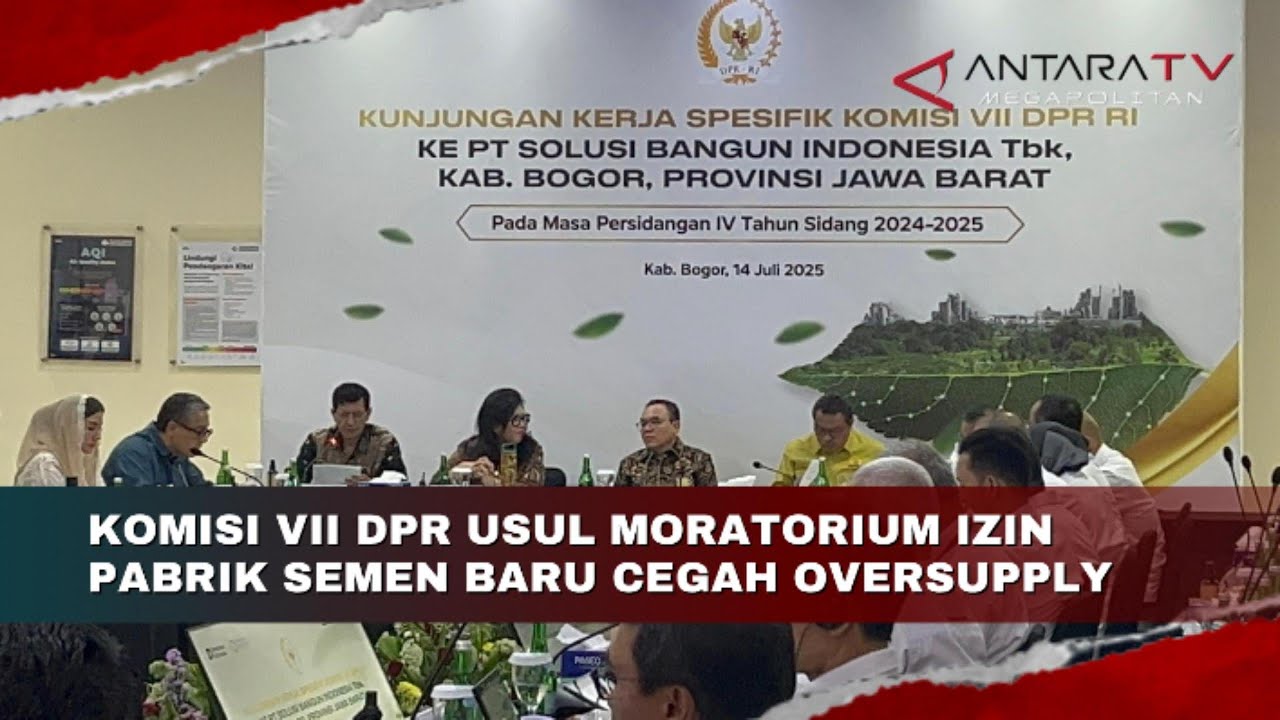 Komisi VII DPR usul moratorium izin pabrik semen baru cegah oversupply