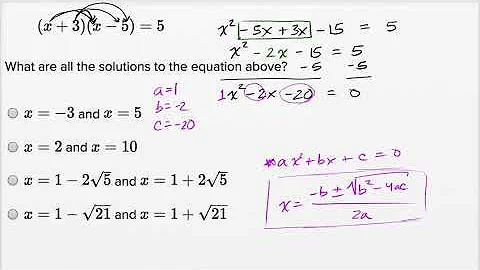 Solving quadratic equations | Harder example | Math | SAT | Khan Academy