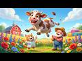 Old MacDonald Had a Sick Cow 😱🐄 Doctor Kitty Animal Rescue | Healthy Farm & Best Kids Nursery Rhymes