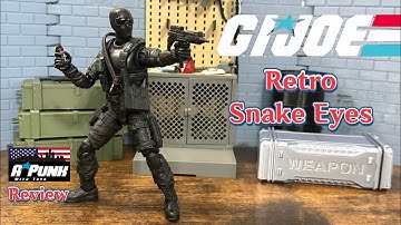 GI Joe Retro Snake Eyes Review, Is He Different Than The Other Ones?