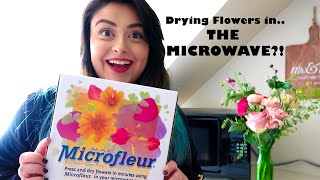 Drying Flowers in The Microwave + Preserving Them in Resin!