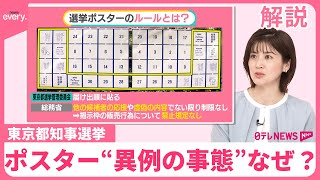 【都知事選で異例の事態】“ほぼ裸”ポスター「子どもの目に留まったら」……  犬の写真で“掲示板ジャック”も【#みんなのギモン】