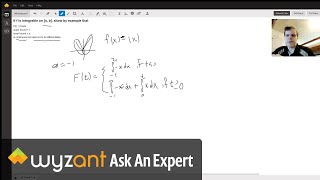 Integrable function that isn't differentiable