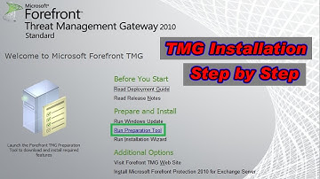 How to install TMG Thread managment system  Complete installation Guide