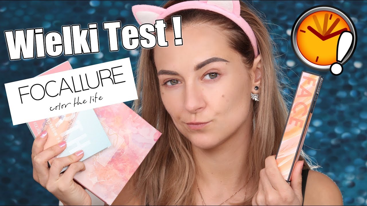 Test Trwałości Kosmetyków Focallure🧐Hit Czy Kit? Co Warto Kupić? 🤔GRWM & Tutorial