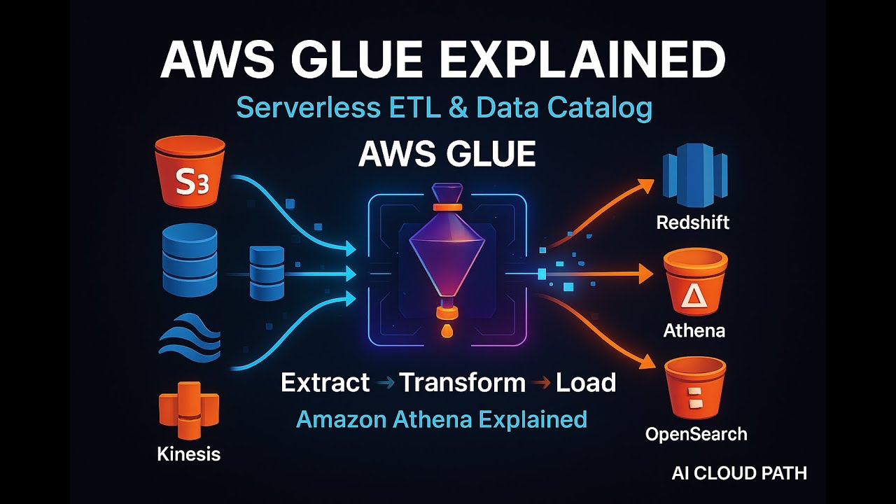 AWS Glue Explained | Serverless ETL & Data Catalog (AWS Exam Ready)