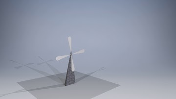 3D model of a windmill by Adil Riazudeen