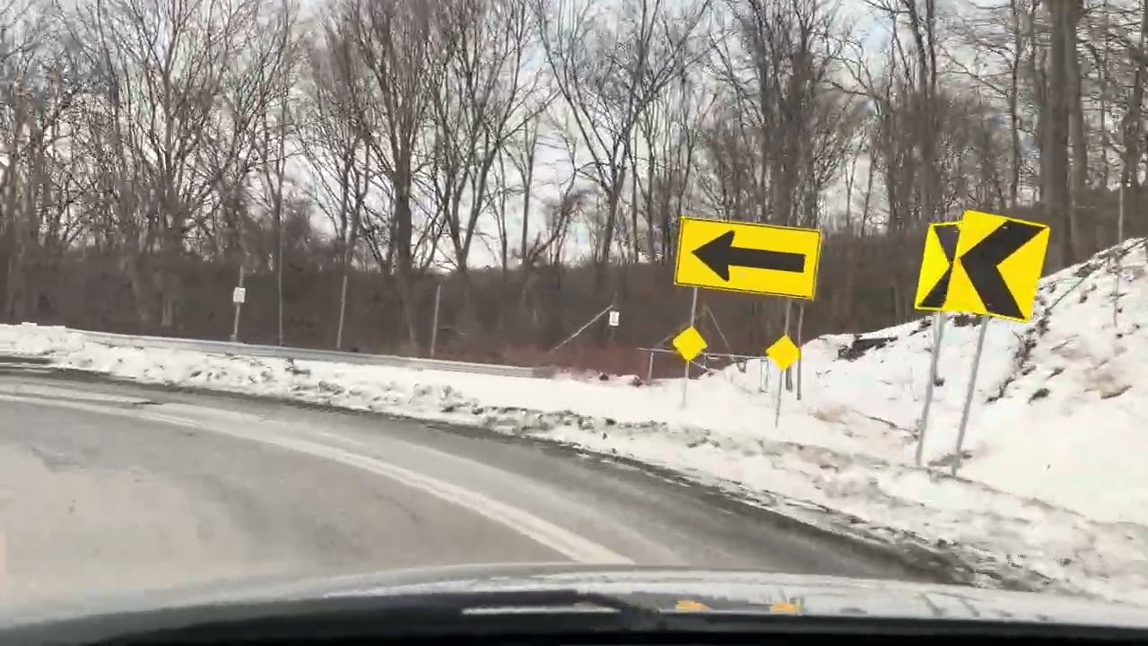 4K Winter Drive from Carlisle to Landisburg, PA | Snowy Mountain Road | iPhone 17 Pro Max