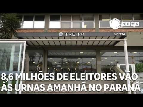 8.6 million voters head to the polls tomorrow in Paraná
