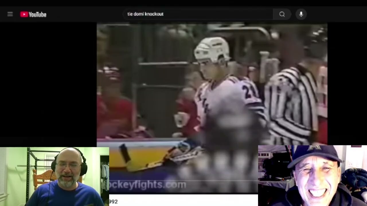 Domi vs. Probert Hockey Fight Reaction!  