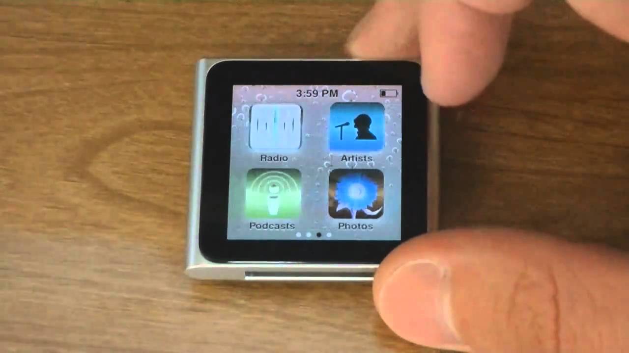 How To Change The Theme On Ipod Nano 6g Youtube