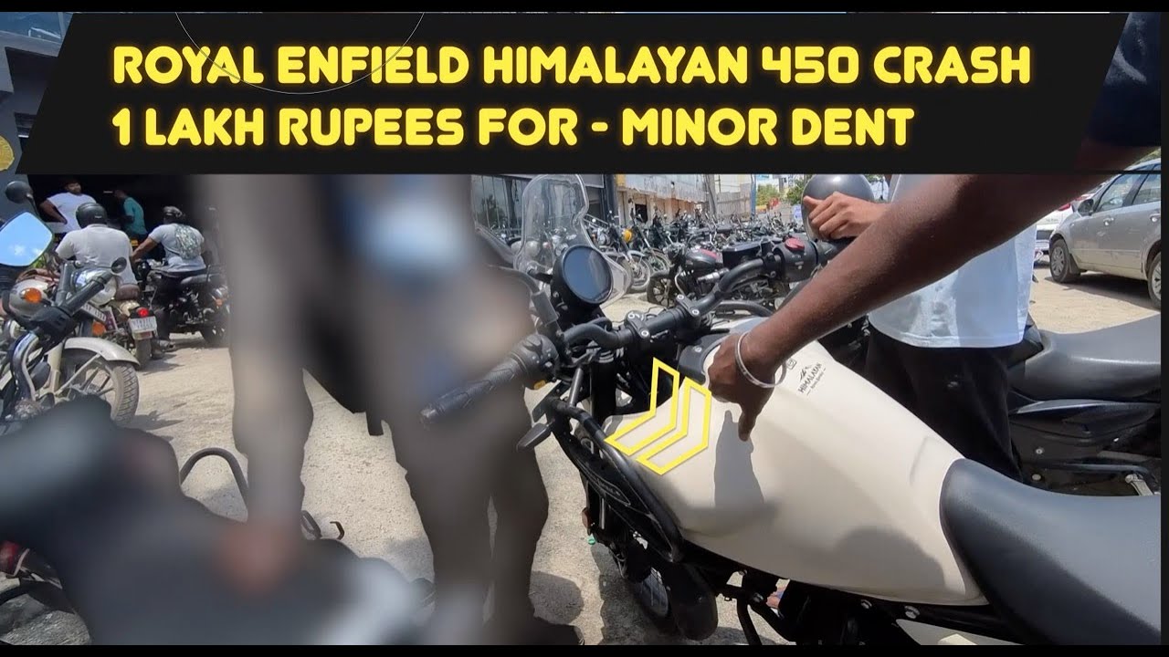 “Himalayan 450 Crash Experience – Insurance, Safety & Accessories Costs: Royal Enfield vs Amazon!” ✅