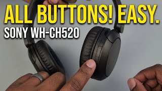 Sony WH-CH520 Buttons Explained (Easy Guide)