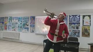 🎅"Бородатий Миколай"Т.Чубай виконує Остюк Даниїл🎁🎺