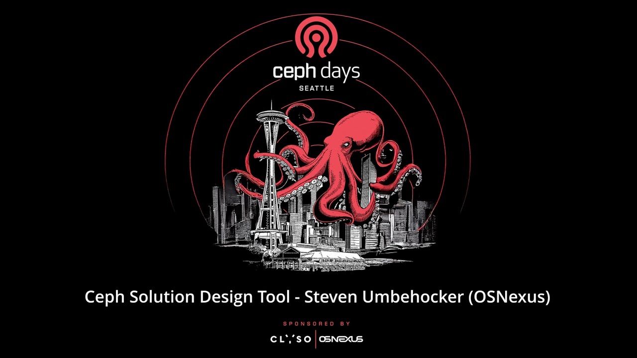 Ceph Solution Design Tool -- Ceph Days Seattle 2025