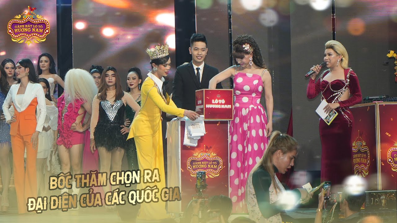 Miss Ren Hương Nam 2023 2023 I BỐC THĂM CHỌN RA ĐẠI DIỆN CÁC QUỐC GIA I Lô tô Hương Nam