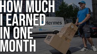 How Much I Earned Driving Full Time For Hermes In One Month  Delivery Driver UK  Day In The Life