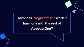 AppcastOne: Programmatic Pillar