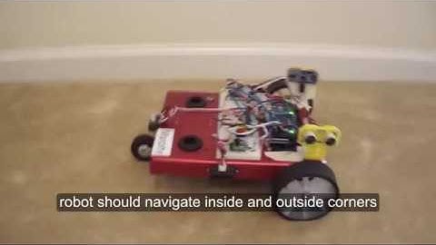 ECE425 Mobile Robotics: Lab 03a - Wall Following - Bang-Bang Control