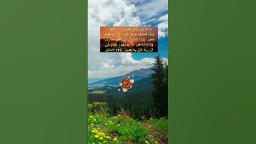 ﴿ وَأَمَّا مَنْ أُوتِيَ كِتَابَهُ وَرَاءَ ظَهْرِهِ﴾[ سورة الانشقاق: 10]#القرآن_الكريم #قران_كريم 💟🤲