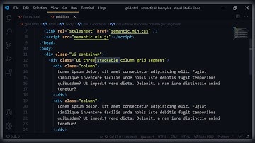 22.Grid | Semantic UI