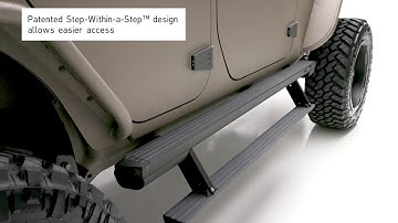 ARIES ActionTrac Powered Running Boards Jeep JK