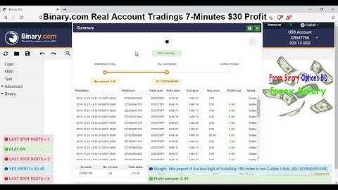 Can work on the binary com BOT for 24 hours 💲