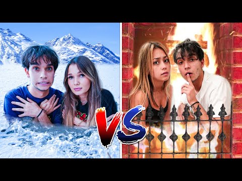 EXTREME HOT vs COLD Couple HIDE AND SEEK!