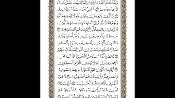 الوجه 279 من القرآن مكرر ١٠ مرات مع الآيات | سورة النحل | الشيخ خليفة الطنيجي