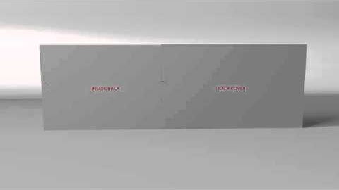 The Telescoping Slider Creative Direct Mailer - Blank Design Template